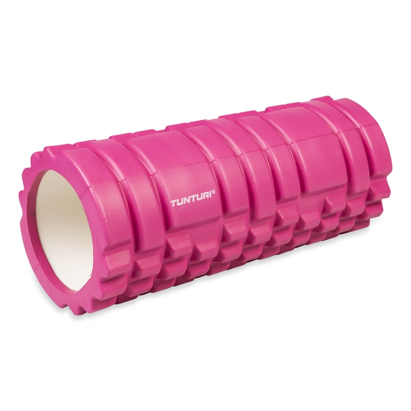 Produktfoto för Tunturi Yoga Grid Foamroller - 33 cm / Rosa