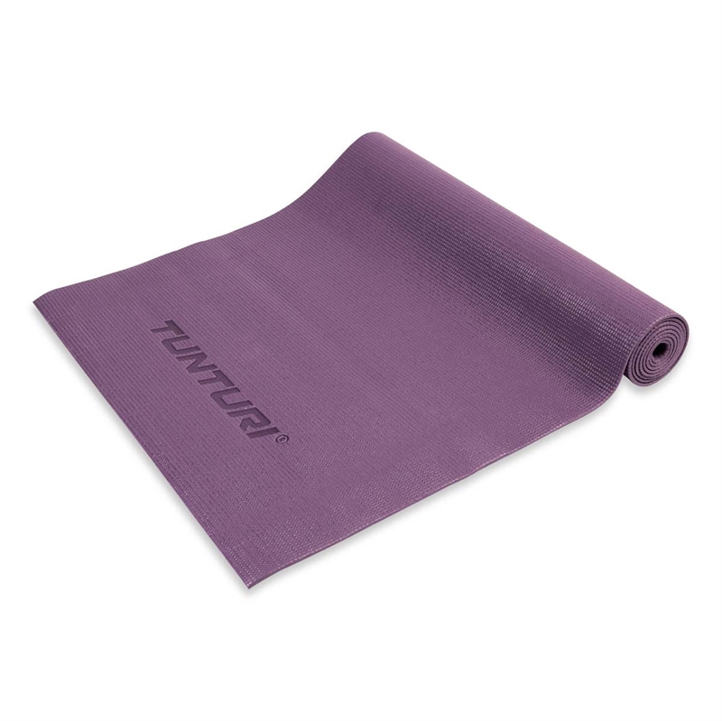 Produktfoto för Tunturi PVC Yogamatta - 4mm/lila