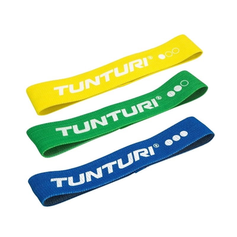 Tunturi Textil elastisk set – 3 st.