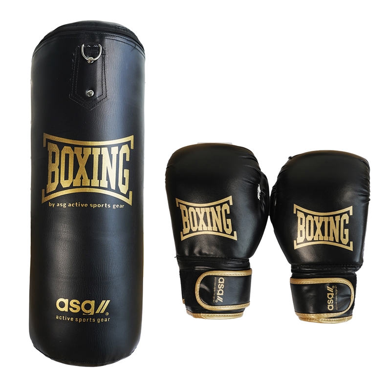 ASG Junior Boxningsset – 15 kg – Svart / Guld