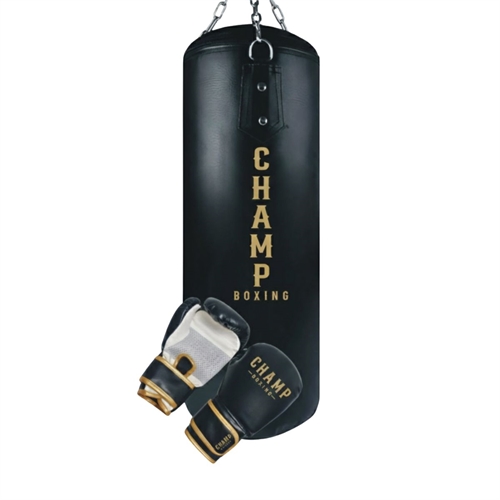 Champ Junior Boxningsset - Flera storlekar (Svart/Guld)