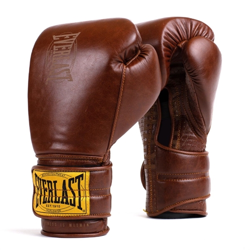 Everlast 1910 Hook/Loop boxningshandskar (Brun)