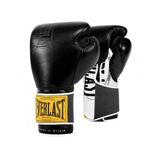 Everlast 1910 Hook & Loop Sparring boxningshandske (svart)