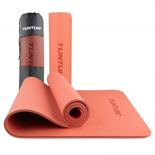 Tunturi 8mm yogamatta - roséguld